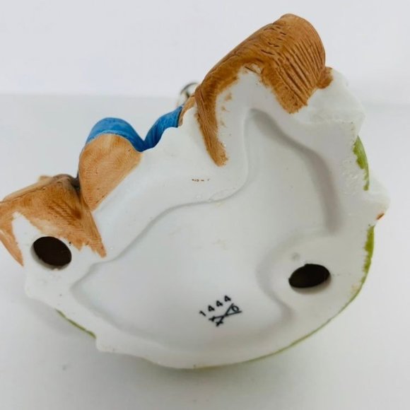 Vintage Homco #1444 Mama Bear With Baby Boy Cub Figurine Porcelain Nursery Decor - Picture 6 of 10